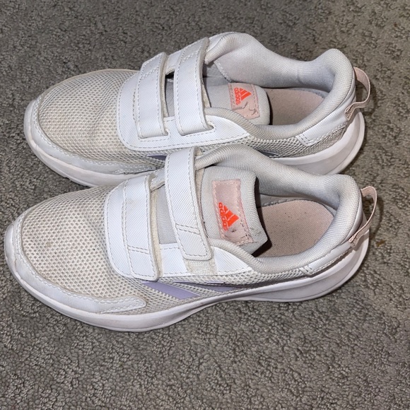 Adidas Girls Tennis Shoes- SZ 2 - Picture 1 of 4